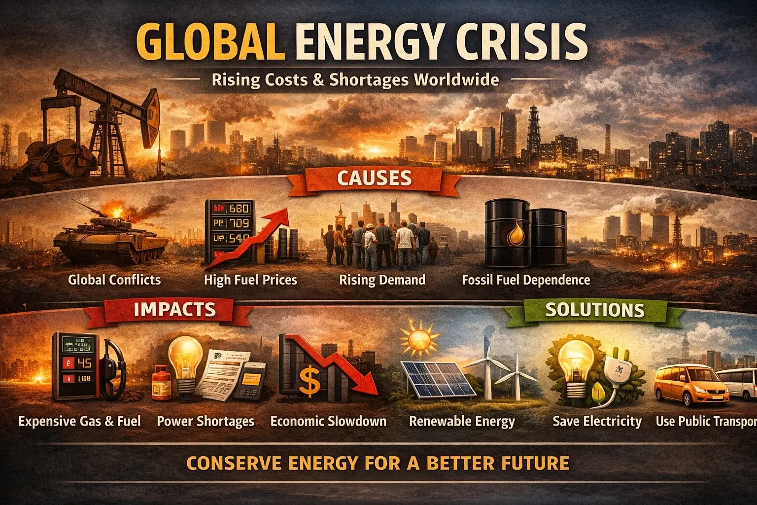 Global Energy Crisis: Rising Costs & Shortage Worldwide